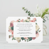 Vintager Garten | Einladung zur Hochzeit (Stehend Vorderseite)