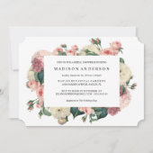 Vintager Garten | Einladung zur Hochzeit (Vorderseite)