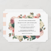 Vintager Garten | Einladung zur Hochzeit (Vorne/Hinten)