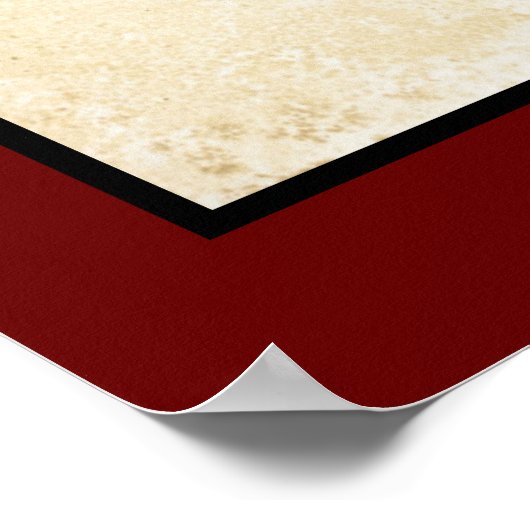 Vintager Garten Gemüse Küche Poster (Ecke)