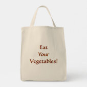 Vintager Garten Gemüse Küche Tragetasche (Rückseite)