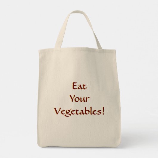 Vintager Garten Gemüse Küche Tragetasche (Rückseite)