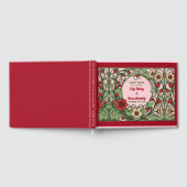 Vintager Garten Jugendstil Hochzeit Gästebuch (Voll)