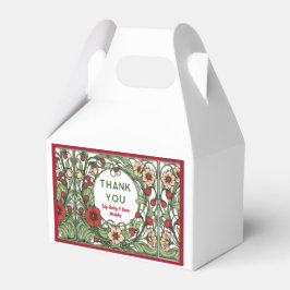 Vintager Garten Jugendstil Hochzeit Geschenkschachtel