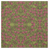 Vintager Garten mit Roter Clove Stoff (Muster)