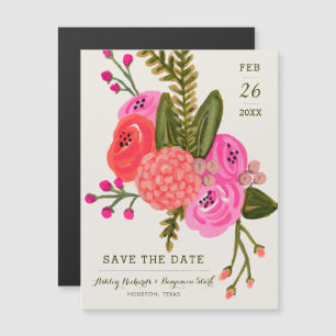Vintager Garten Save the Date Magneteinladung