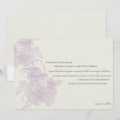 VINTAGER GARTEN| WEDERINVITATION EINLADUNG (Vorne/Hinten)