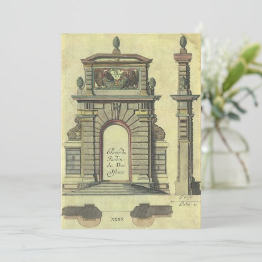 Vintager Gartenbogen, Renaissance-Architektur (Stehend Vorderseite)