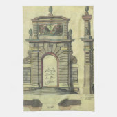 Vintager Gartenbogen, Renaissance-Architektur Handtuch (Vertikal)