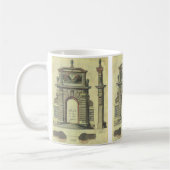 Vintager Gartenbogen, Renaissance-Architektur Kaffeetasse (Links)