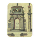 Vintager Gartenbogen, Renaissance-Architektur Magnet (Vertikal)