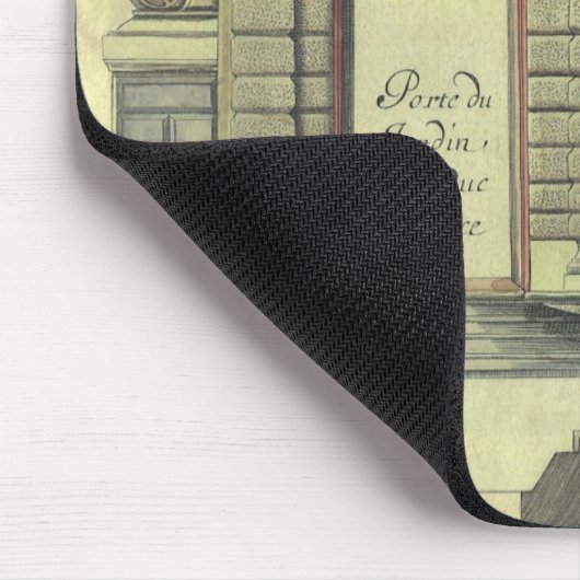 Vintager Gartenbogen, Renaissance-Architektur Mousepad (Ecke)