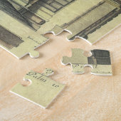 Vintager Gartenbogen, Renaissance-Architektur Puzzle (Seite)