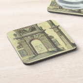 Vintager Gartenbogen, Renaissance-Architektur Untersetzer (Linke Seite)