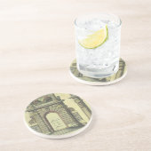 Vintager Gartenbogen, Renaissance-Architektur Untersetzer (Seite)