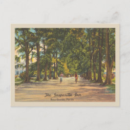 Vintager Gasparilla Boca Grande Gasthof und Fahrra Postkarte