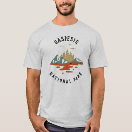 Vintager Gaspesie-Nationalpark T-Shirt
