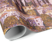 Vintager Gast Klimts Kirche in Cassone Geschenkpapier (Rolleneckpunkt)