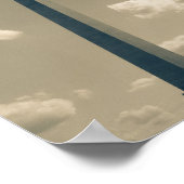 Vintager Gateway-Arch Poster (Ecke)