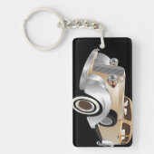 Vintager Gatsby-Stil Schlüsselanhänger (Vorderseite)