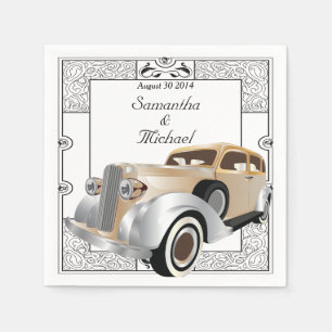 Vintager Gatsby-Stil Serviette