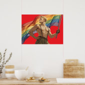 Vintager Gay Pride Poster (Küche)