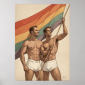 Vintager Gay Pride Poster (Vorne)