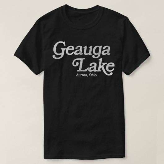 Vintager Geauga-See T-Shirt (Design vorne)