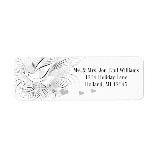 Vintager Geblüht Taubenvogel (Vorne)