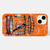 Vintager Geburtskäfig Case-Mate iPhone Hülle (Rückseite (Horizontal))