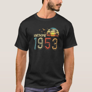 Vintager Geburtstag 1953 für Männer Frauen 69 Jahr T-Shirt