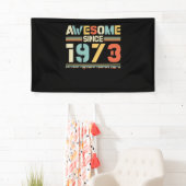 Vintager Geburtstag 1973 Banner (Insitu)