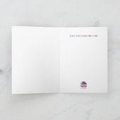 Vintager Geburtstag 1974 Einladung Rosa Gold (Innenseite)