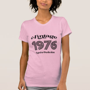 Vintager Geburtstag 1976, vollendet T-Shirt