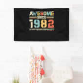 Vintager Geburtstag 1982 Banner (Insitu)