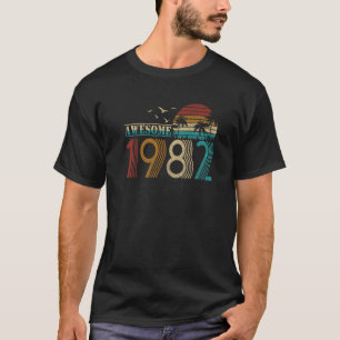 Vintager Geburtstag 1982 für Männer Frauen 40 Jahr T-Shirt