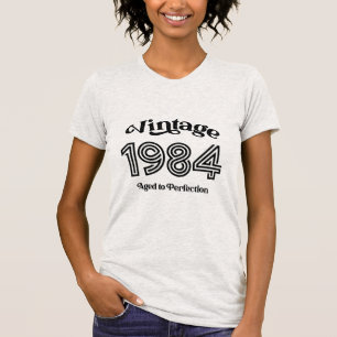 Vintager Geburtstag 1984, vollendet T-Shirt