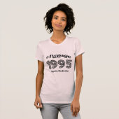Vintager Geburtstag 1995, vollendet T-Shirt (Vorne ganz)