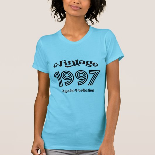 Vintager Geburtstag 1997, vollendet T-Shirt (Vorderseite)