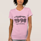 Vintager Geburtstag 1998, vollendet T-Shirt (Vorderseite)