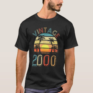 Vintager Geburtstag 2000 für Männer Frauen 22 Jahr T-Shirt