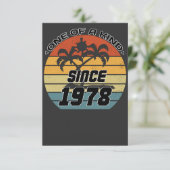 Vintager Geburtstag 78 Dankeskarte (Stehend Vorderseite)