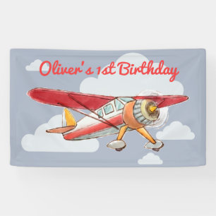 Vintager Geburtstag Banner