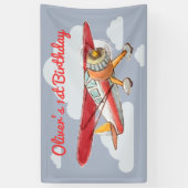 Vintager Geburtstag Banner (Vertikal)