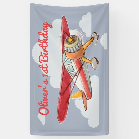 Vintager Geburtstag Banner (Vertikal)