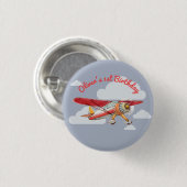 Vintager Geburtstag Button (Vorne & Hinten)