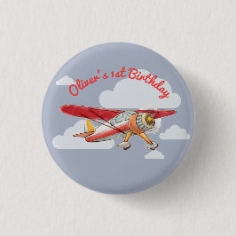 Vintager Geburtstag Button