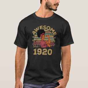 Vintager Geburtstag Geboren 1920 limitierte Ausgab T-Shirt