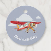 Vintager Geburtstag Geschenkanhänger (Vorderseite)