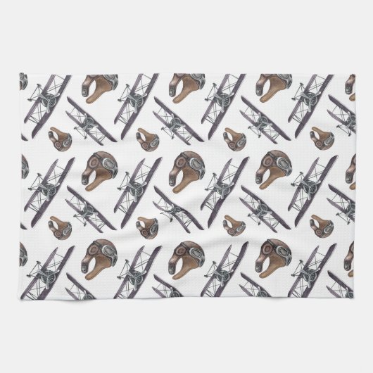 Vintager Geburtstag Geschirrtuch (Horizontal)